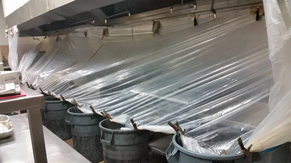 Commercial rooftop kitchen exhaust fan